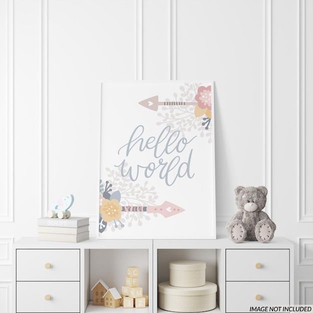 Nursery frame mockup