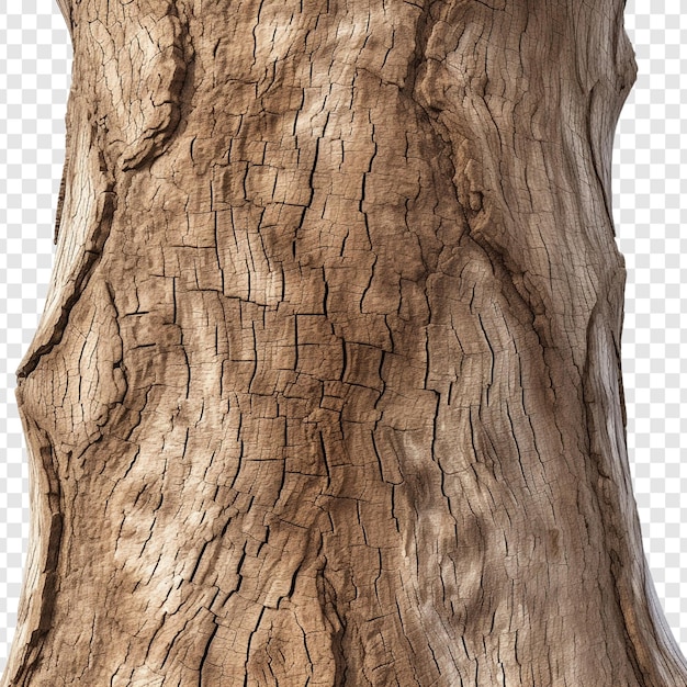 PSD the oak tree s bark isolated on transparent background