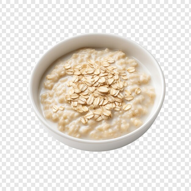 PSD oatmeal isolated on transparent background