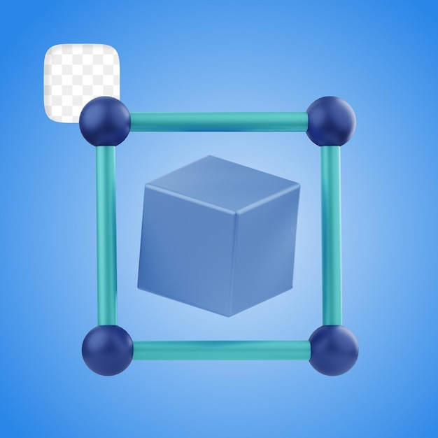 Object Programming Language 3D-illustratie