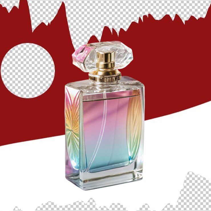 Obraz butelki z perfumami Rainbow