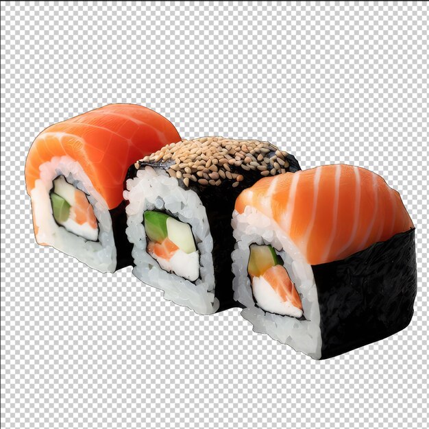 PSD obraz pysznego sushi nigiri