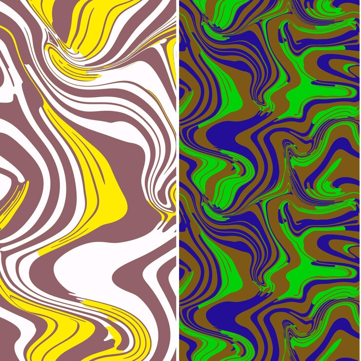 PSD ocean current with swirl silhouette moving in a hypnotic pat nature pattern vector designs