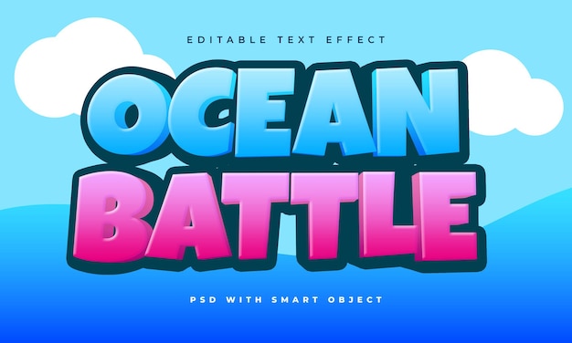 Ocean text effect