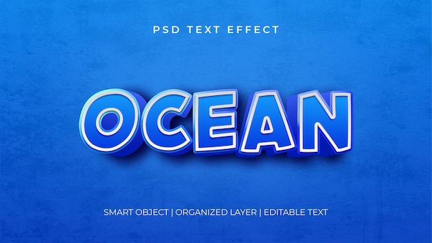 Ocean text effect