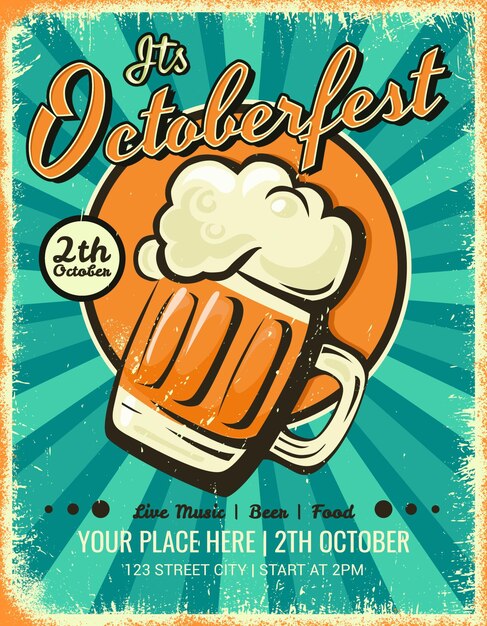 PSD octoberfest flyer template