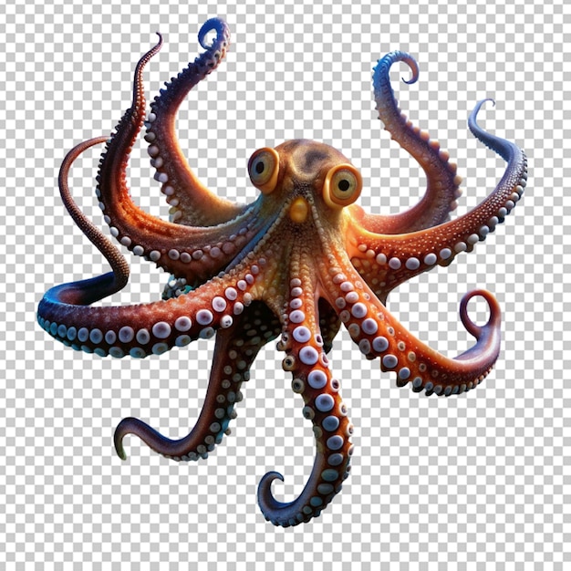 PSD octopus animal