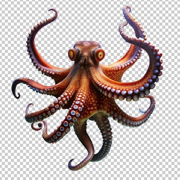 PSD octopus animal