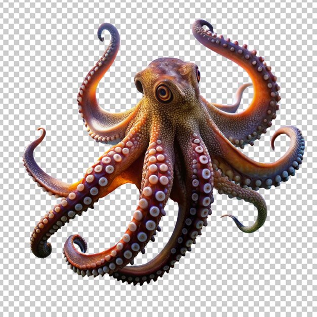 PSD octopus animal