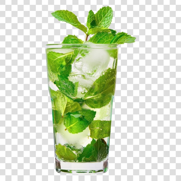 Odświeżający napój koktajlowy z miętowym mojito