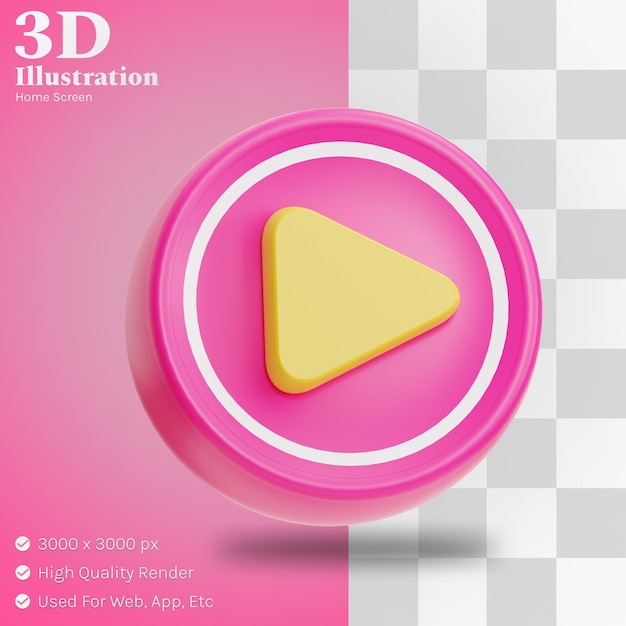 Odtwórz Ilustrację Wideo 3d