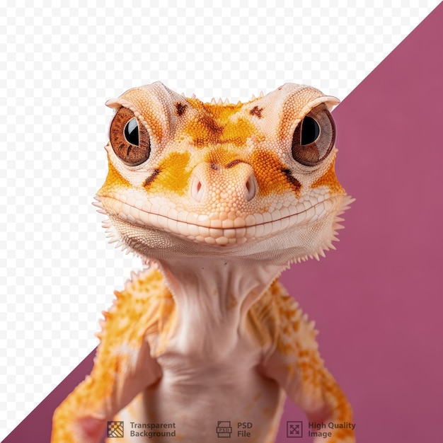 PSD oedura monilis gecko na ciemnej powierzchni