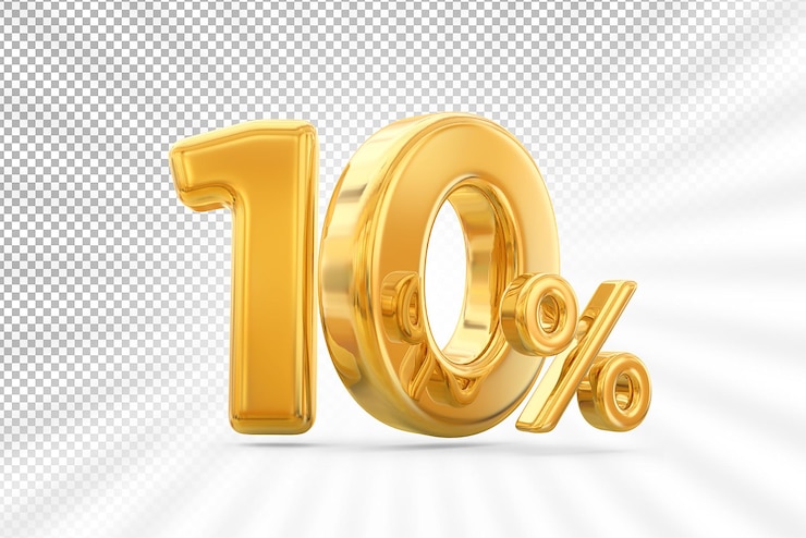 PSD oferta 10 procent złota w 3d