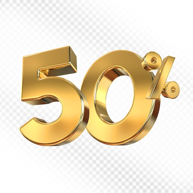 Oferta 50 procent złota w 3D