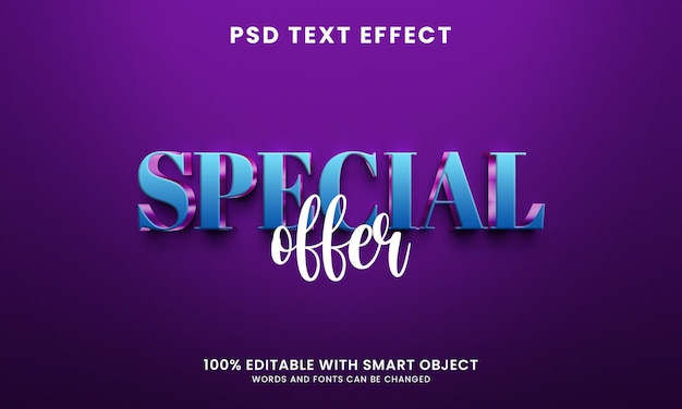 Oferta Specjalna Efekt Tekstu 3d