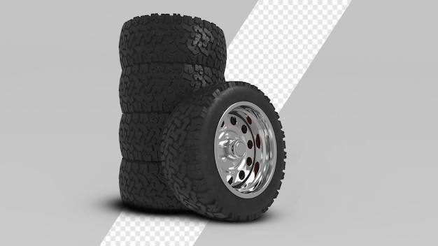 off road wheels with transparent bottom