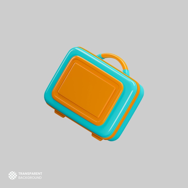 Office briefcase suitcase 3d icon