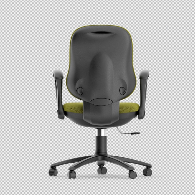 Office chair 3D isolated render