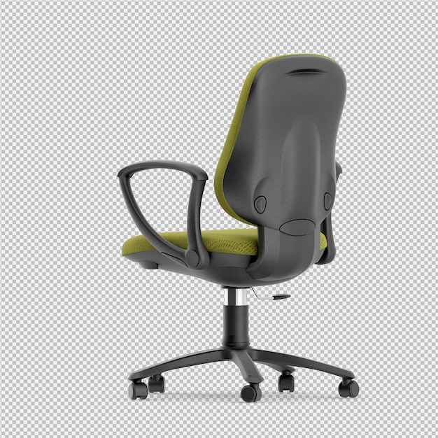 Office chair 3d isolated render