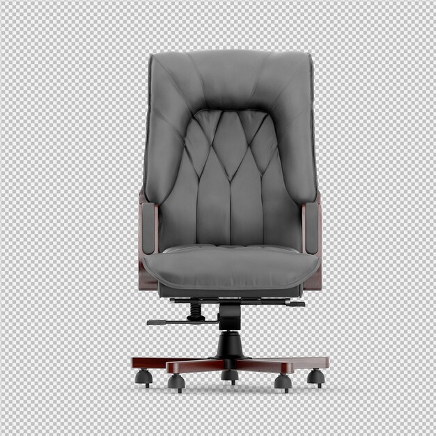 Office chair 3D isolated render