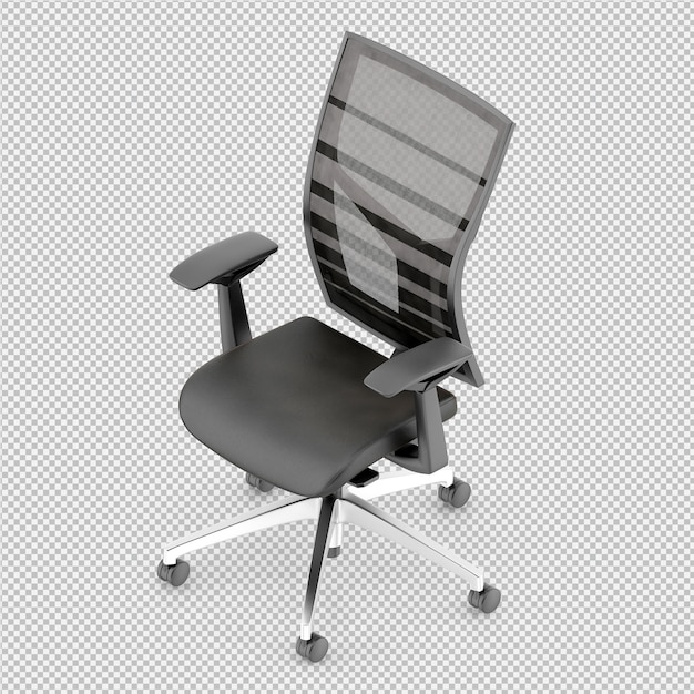 Office chair 3D isolated render