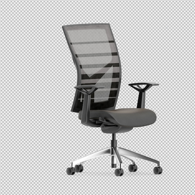 Office chair 3D isolated render