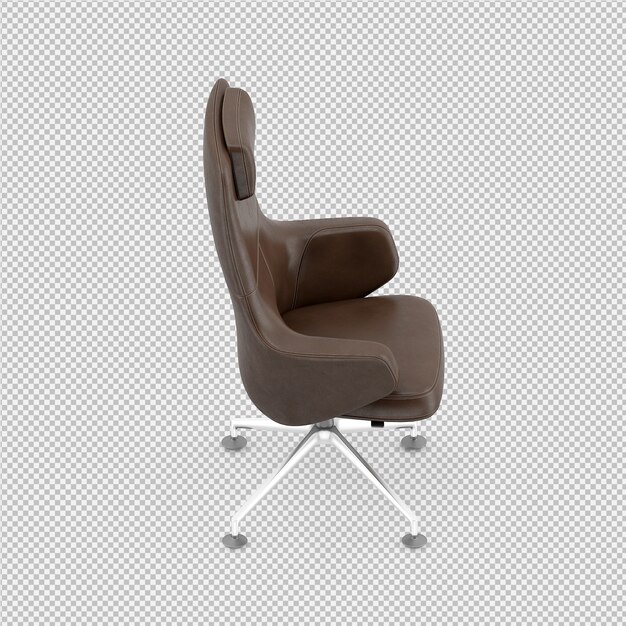 Office chair 3d isolated render