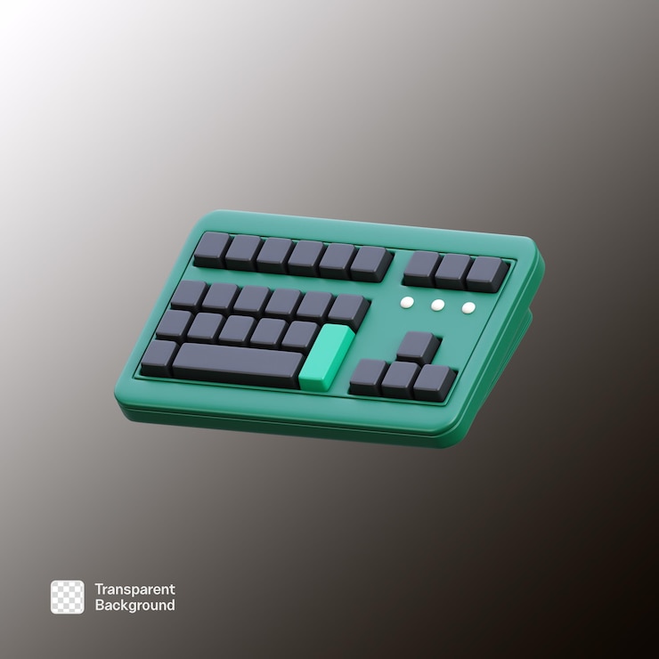 PSD office desk 3d icon illustration png template