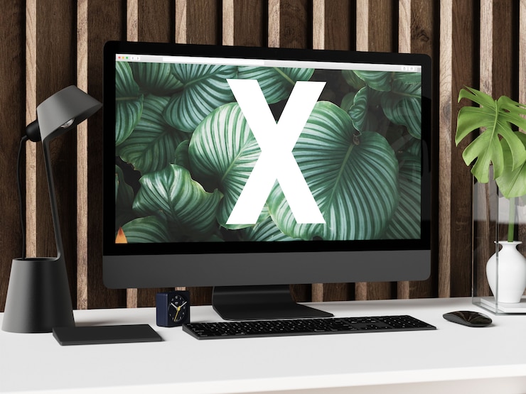 PSD office desk mockup