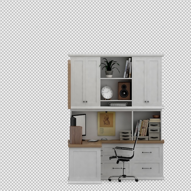 PSD office  furniture set