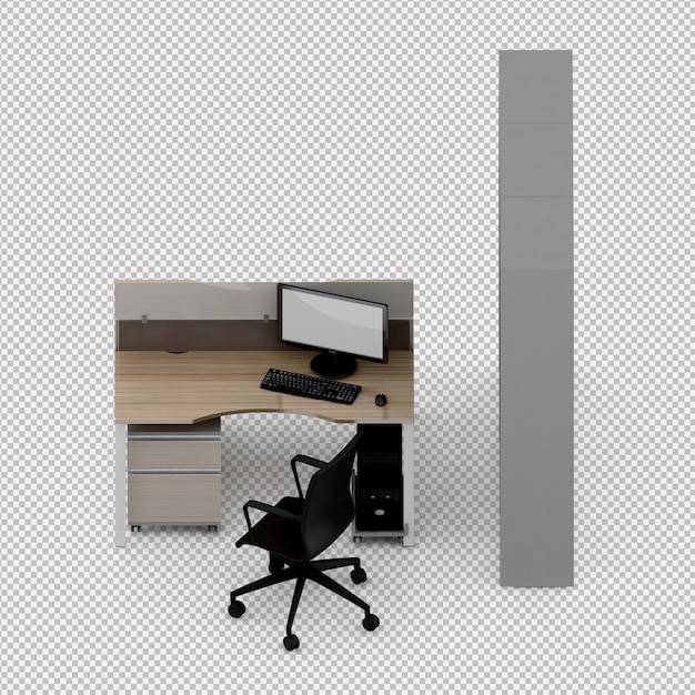 PSD office  furniture set