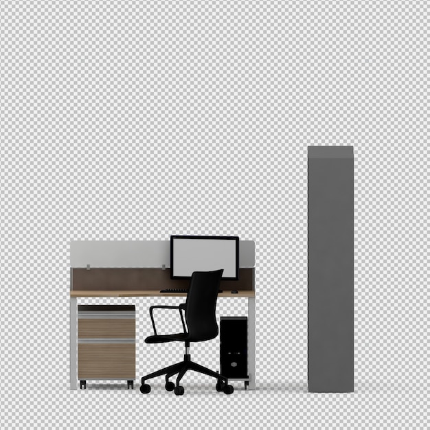 PSD office  furniture set