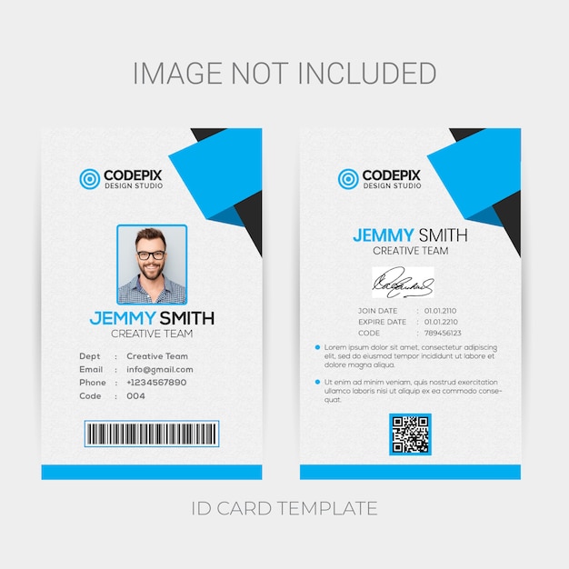 Office Id Card Template