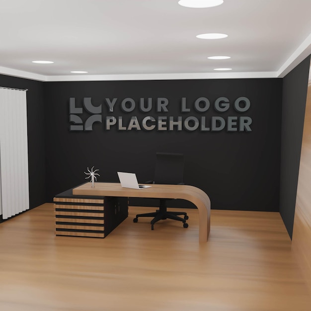 Office logo mockup