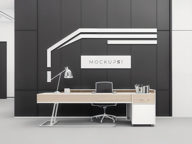 PSD office mockup