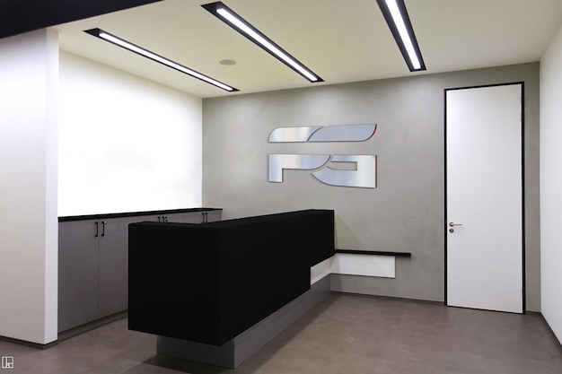 office reception Mockup