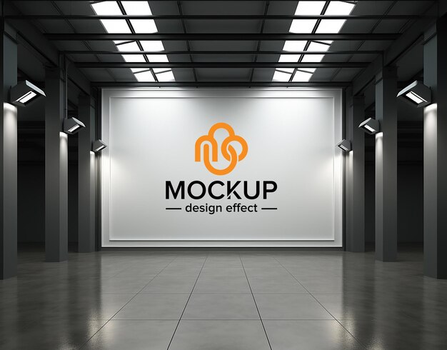 PSD office room screen mockup