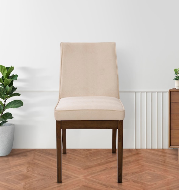 PSD office single wooden chair