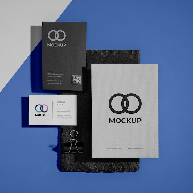 PSD office stationery mock-up