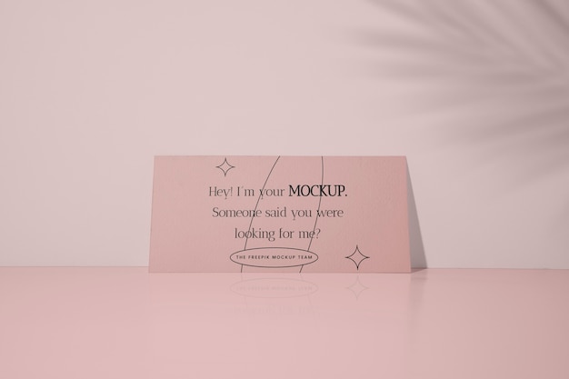 Office stationery paper mock-up