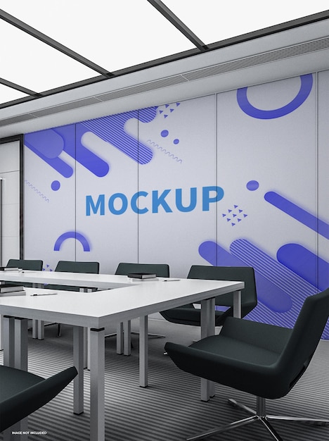 Office wall mockup