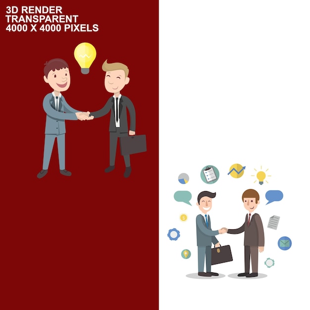 Office work transparent background