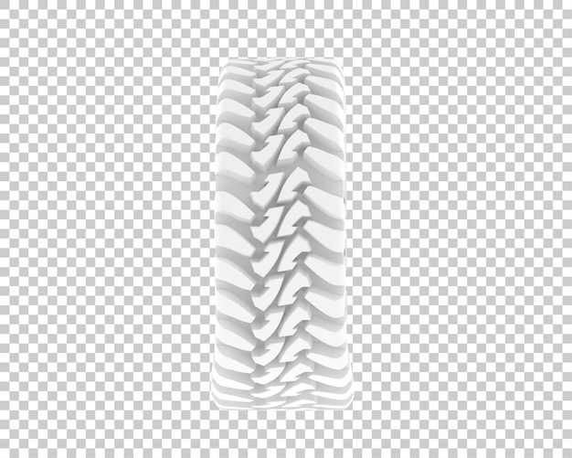Offroad band geïsoleerd op achtergrond 3d rendering illustratie