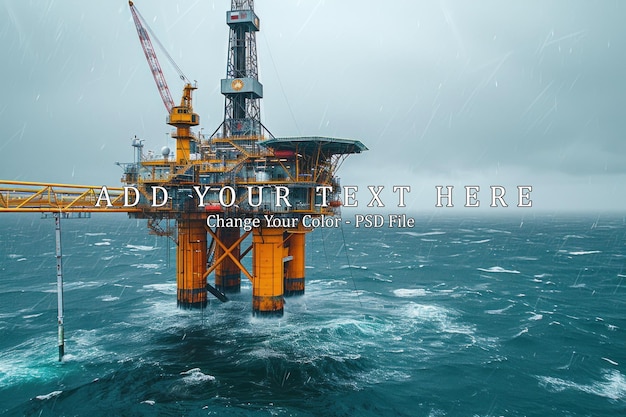 PSD an offshore oil rig