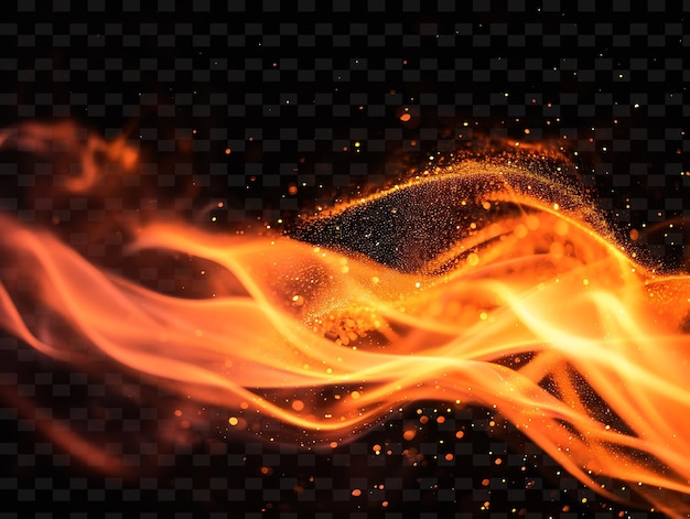 Ogień Z Płomieniami I Ogień, Który Mówi Ogień
