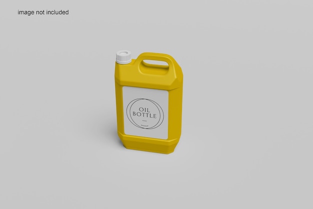 oil bottle mockup