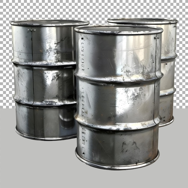 PSD oil container or tank on transparent background ai generated