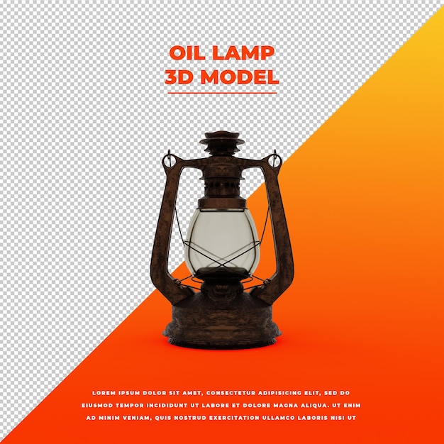 PSD oil lamp