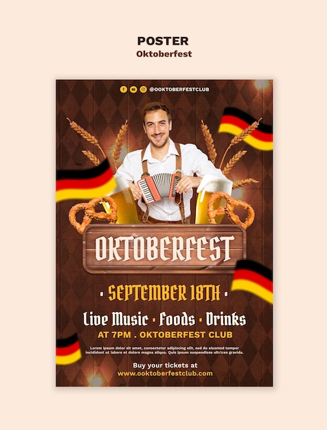 oktoberfest celebration template