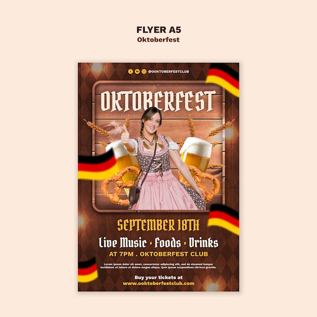 oktoberfest celebration template